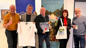 Artist Mackenzie Thorpe designs range of merchandise for autism charity