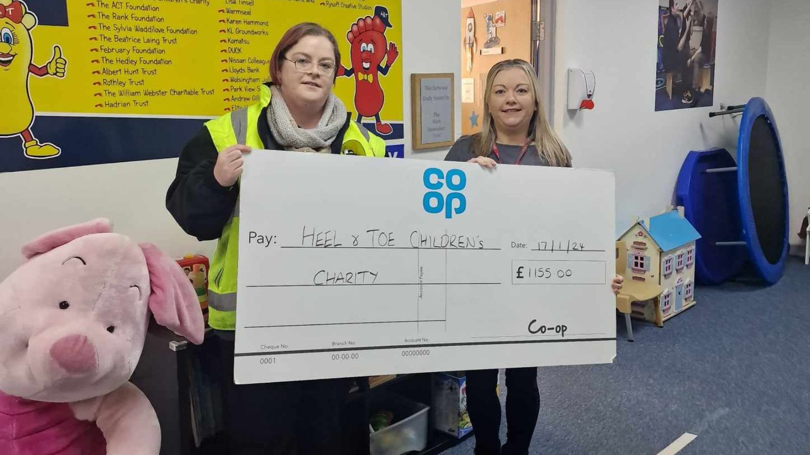 Children’s charity receives donation from Co-operative depot