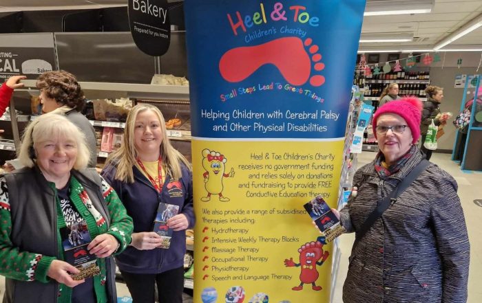 Heel and Toe charity supported by Co-op Local Community Fund