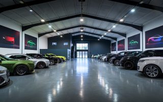 Prestigious showroom revamp for North East luxury car specialist